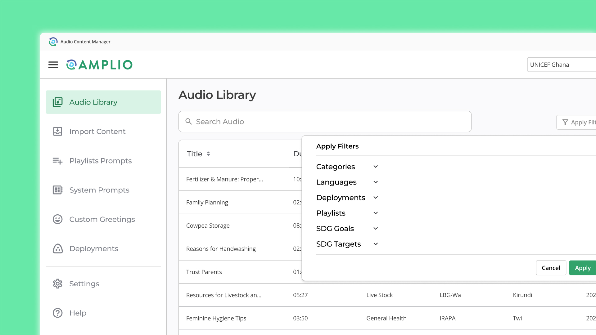 Amplio Case Study