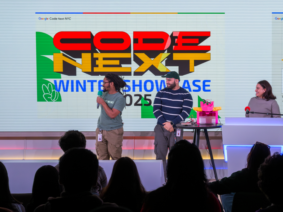 Google Code Next showcase design 1