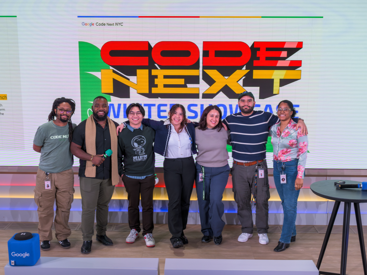 Google Code Next showcase design 2